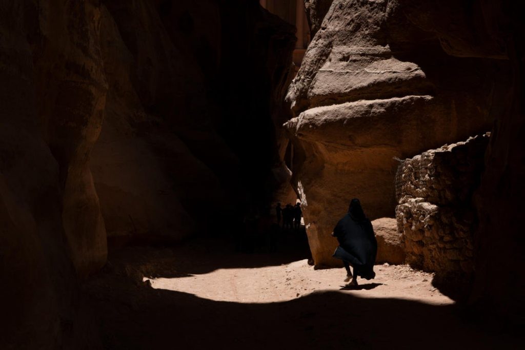 Bedouin woman in Petra, Jordan. (Photo: Stamos Abatis for CCP)