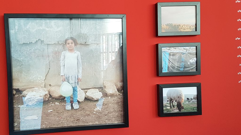 An exhibition featuring the works of Abu Al-Anwar village's children and other Bedouin gatherings